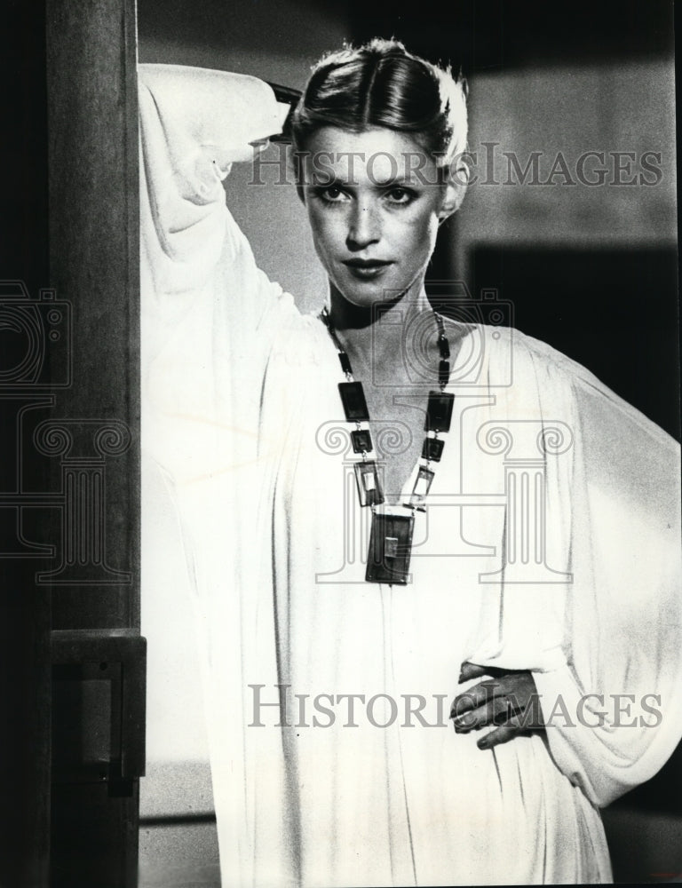 1975 Press Photo Barbara Trentham, Actress In Rollarball - cvp80882 - Historic Images