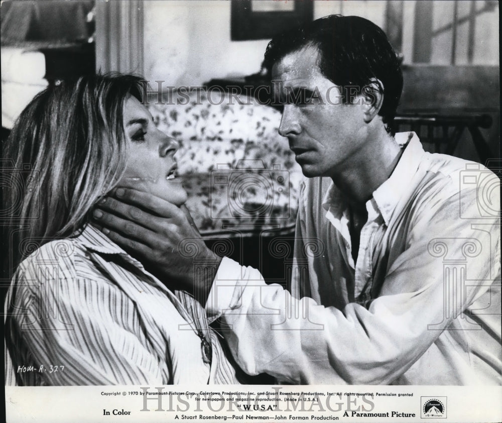1970 Press Photo Joanne Woodward and Anthony Perkins in WUSA. - cvp81466-Historic Images