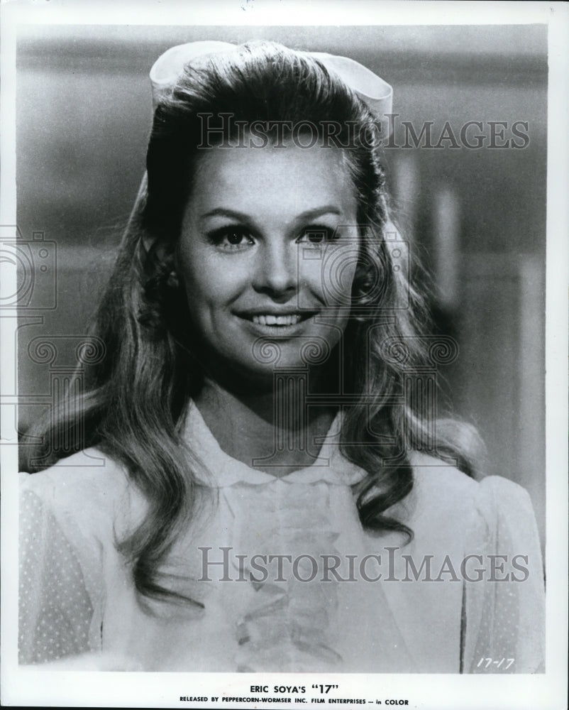 1968 Press Photo Ghita Norby plays a role in the movie Eric Soya's "17" - Historic Images