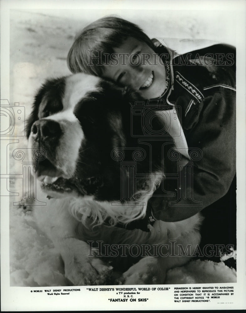 1965 Press Photo Susie Wirth stars in the show &quot;Fantasy on Skis&quot; - cvp81762 - Historic Images