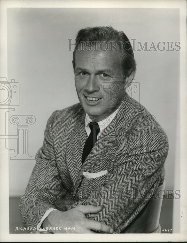 1959 Press Photo American actor Richard Widmark - cvp81840 - Historic Images