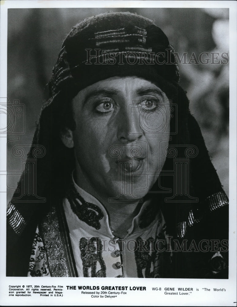 1977, Gene Wilder in The World's Greatest Lover. - cvp81920 - Historic Images