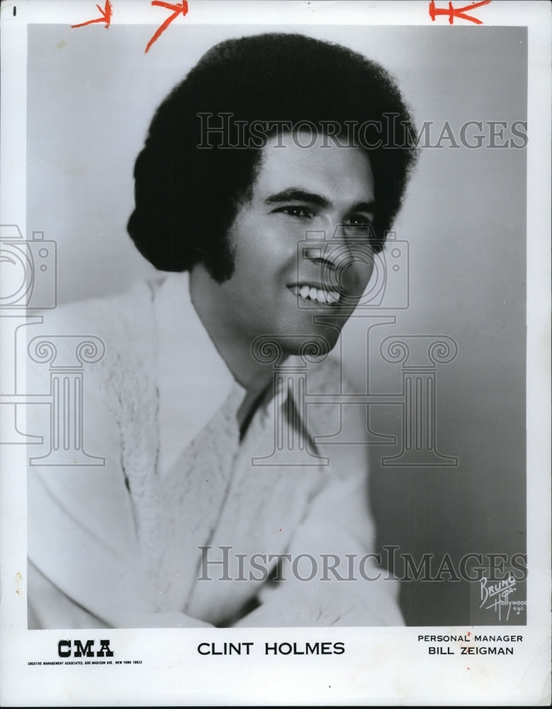 Press Photo Clint Holmes - Historic Images