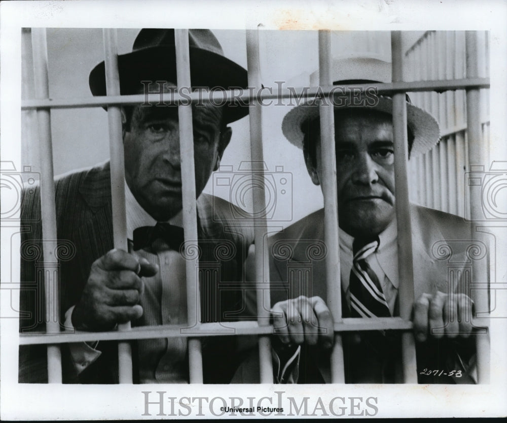 1975 Press Photo Walter Matthau and Jack Lemmon in The Front Page. - cvp82037 - Historic Images