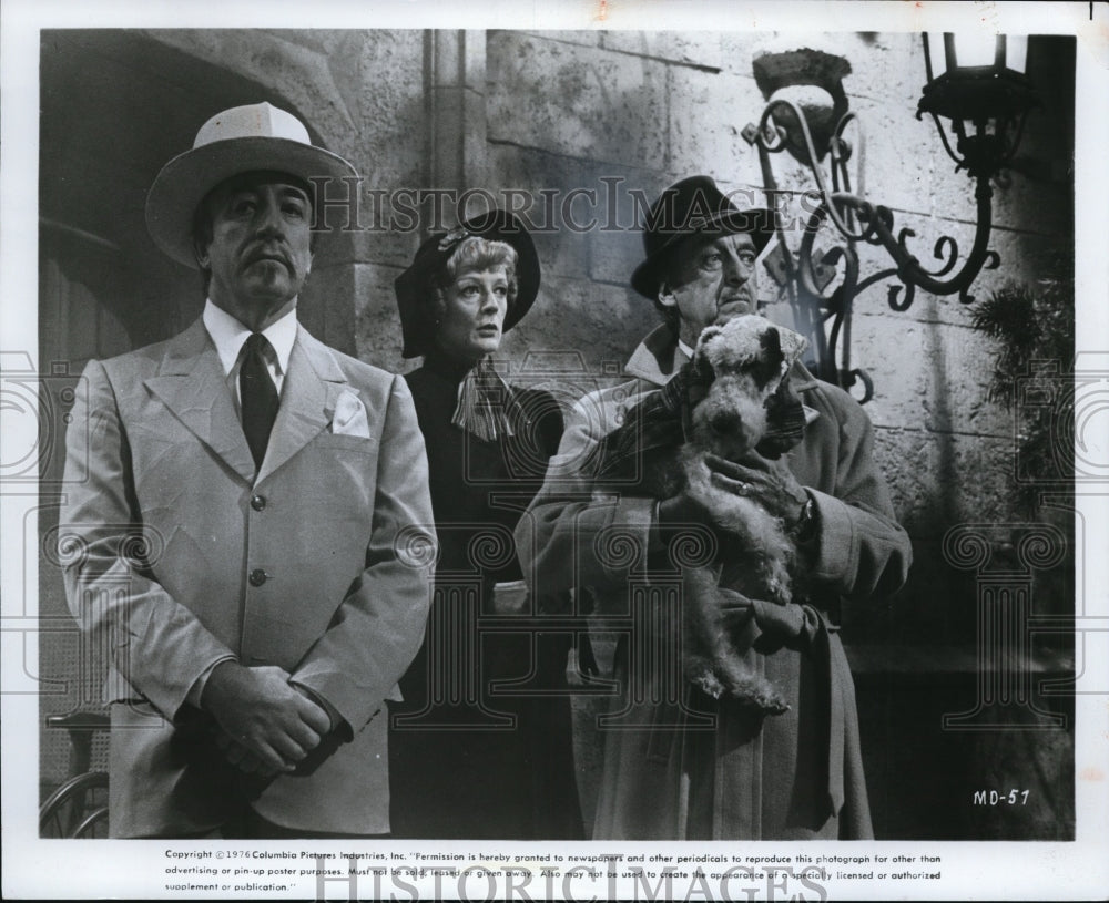 1976 Press Photo Peter Sellers and Maggie Smith in Murder By Death. - cvp82246 - Historic Images