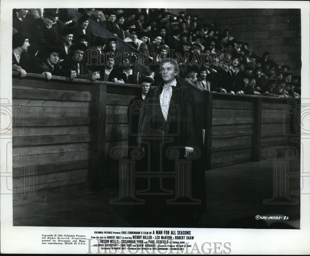 1966 Paul Scofield in A Man For All Seasons. - Historic Images