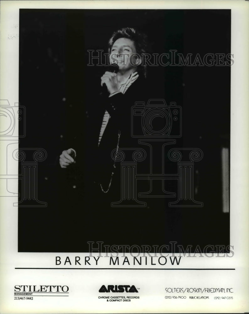 Press Photo Barry Manilow - cvp82397 - Historic Images