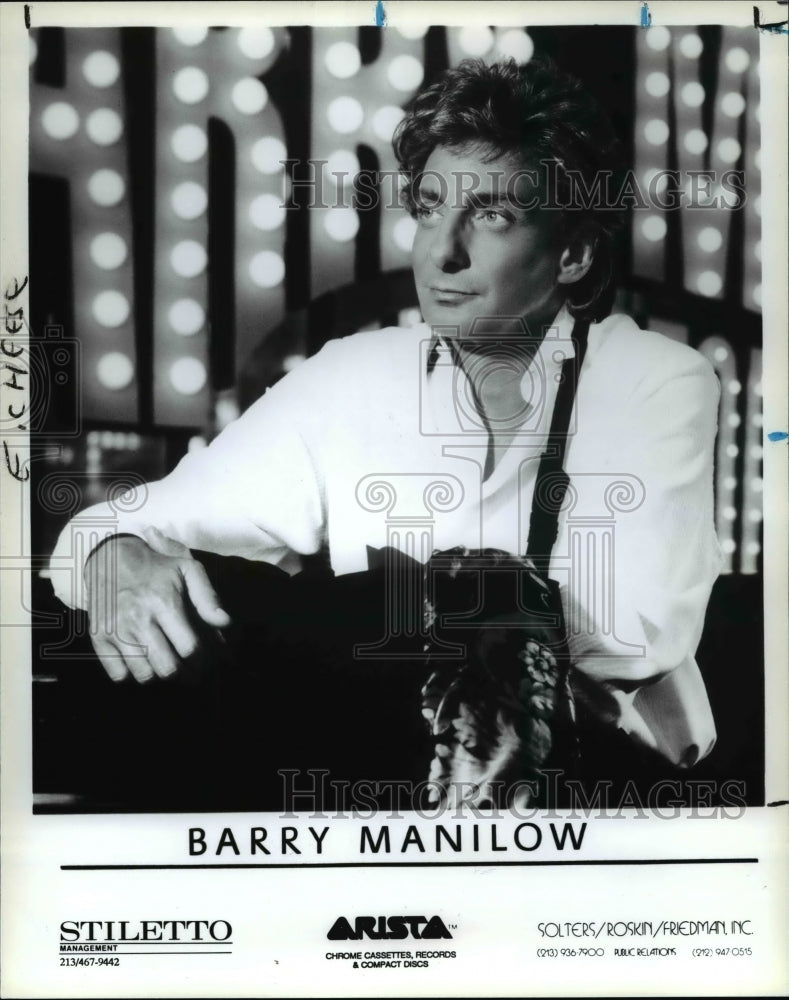 1991, Barry Manilow - cvp82405 - Historic Images