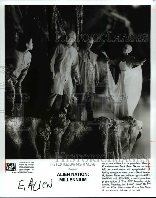 1995, Sean Six, Kerri Keane & Steven Flynn in Alien Nation Millennium - Historic Images