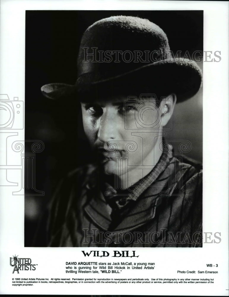 1995, David Arquette in Wild Bill. - cvp82733 - Historic Images