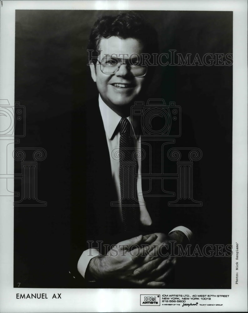1987 Press Photo Emanuel Ax - cvp82746 - Historic Images