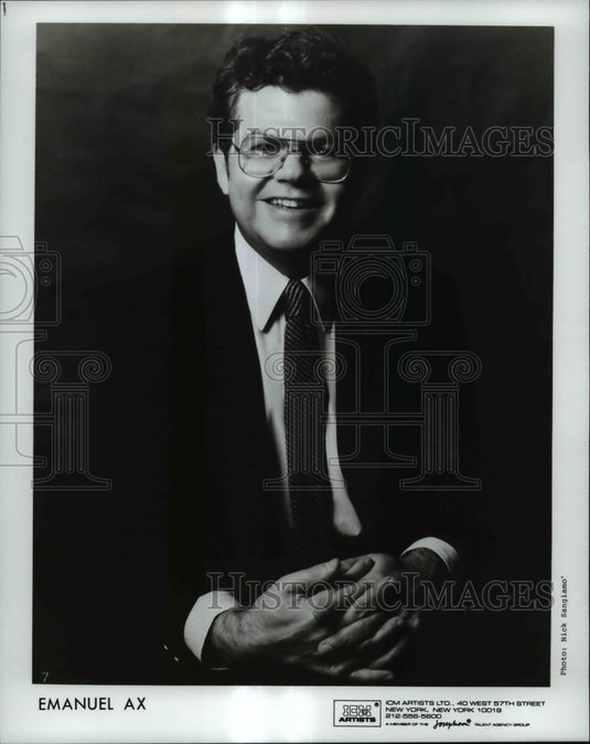 1987 Press Photo Emanuel Ax - cvp82746 - Historic Images