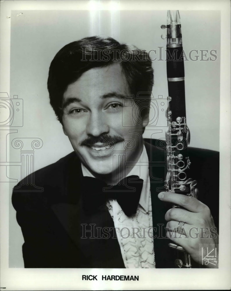 1986 Press Photo Rick Hardeman, Jazz Clarinetist - cvp82783 - Historic Images