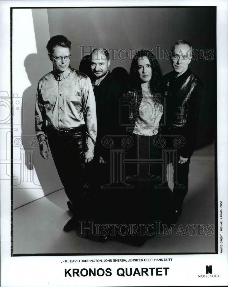 Press Photo David Harrington, John Sherba, Jennifer Culp of the Kronos Quartet - Historic Images