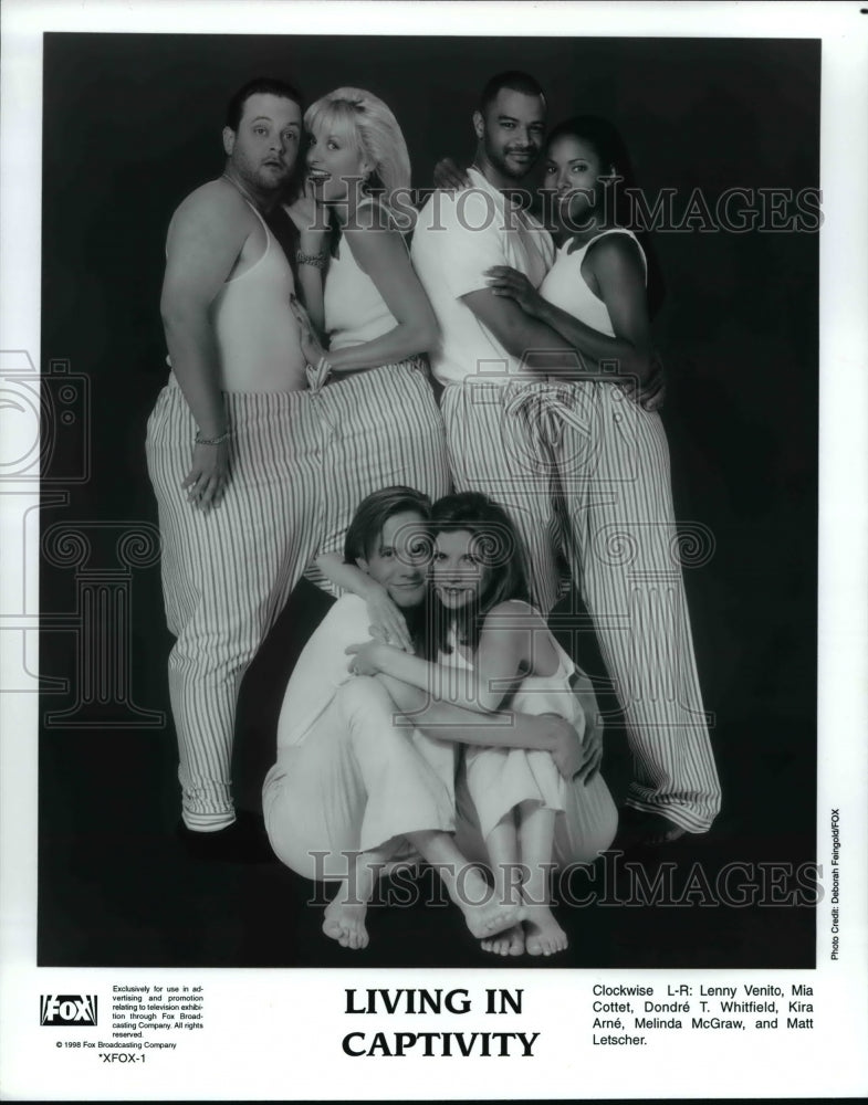 1998, Lenny Venito, Mia Cottet and Kira Arne in Living in Captivity - Historic Images