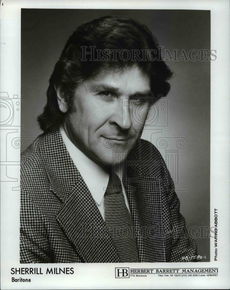 1988 Press Photo Sherrill Milnes, Baritone - cvp83029 - Historic Images