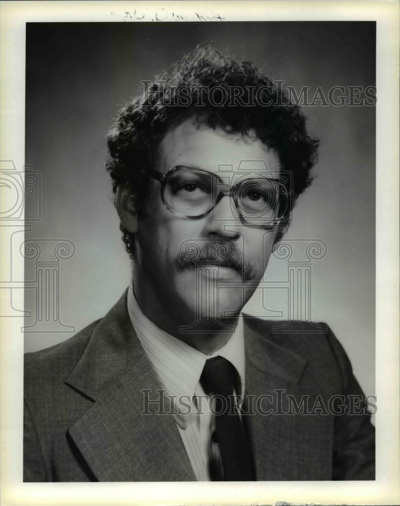 1986 Press Photo Dr. John M. Klineberg, Director of NASA Lewis Research Center - Historic Images