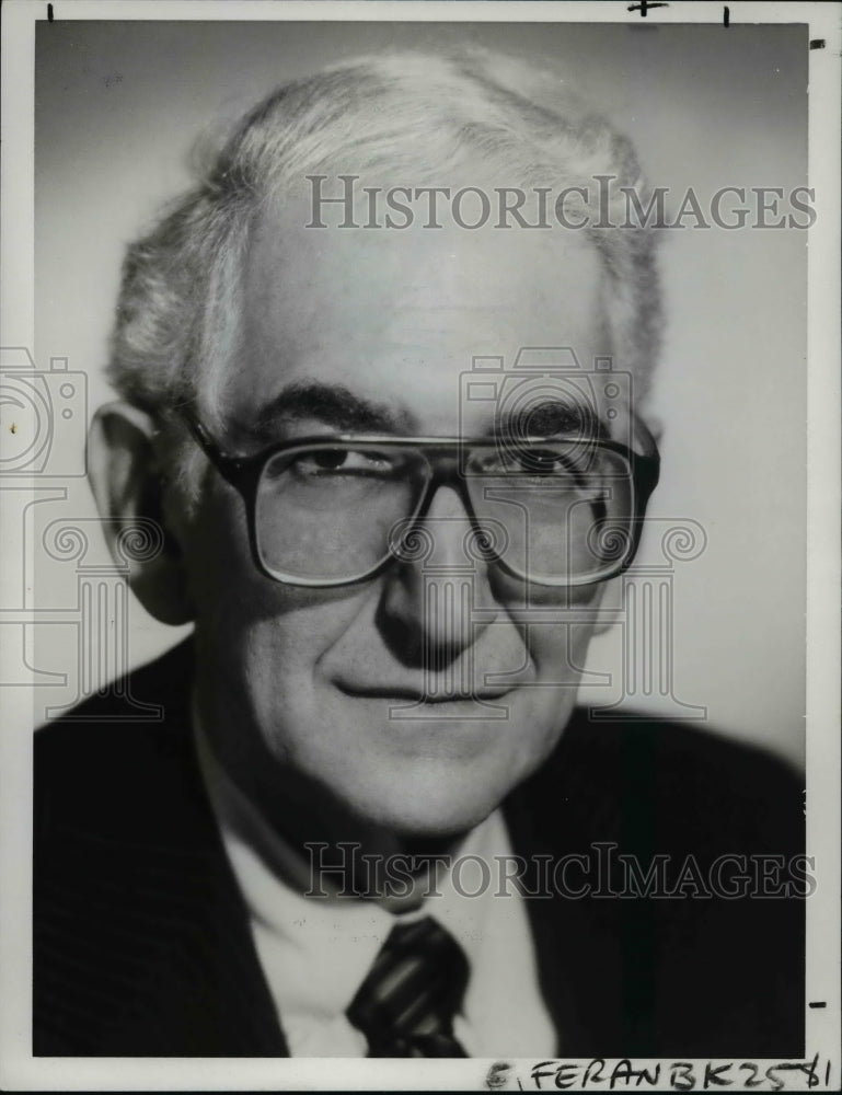 1984, Reuven Frank, President of NBC News - cvp83429 - Historic Images