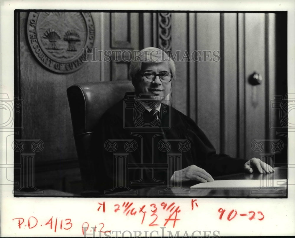 1980 Judge Herbert R.Whiting of Cuyahoga County - Historic Images