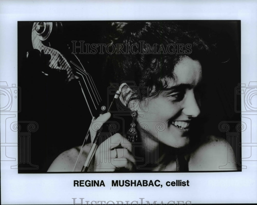 Press Photo Regina Mushabac, cellist - cvp83534-Historic Images