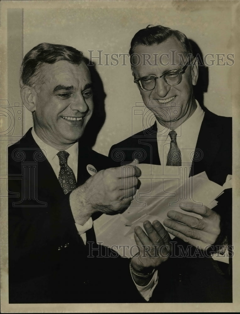 1965, Brontis J. Klementoevicj and Mayor Ralph S. Locher. - cvp83637 - Historic Images