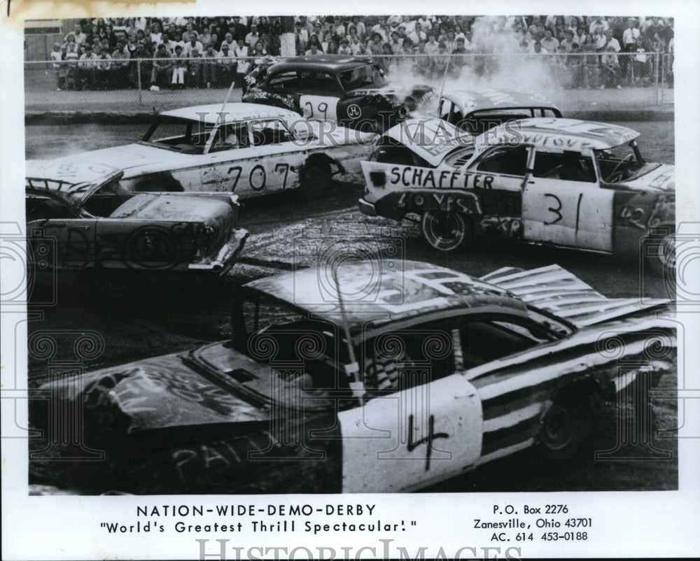 1992 Press Photo Nation Wide Demo Derby at Lake County Fair in Ohio. - cvp83773 - Historic Images