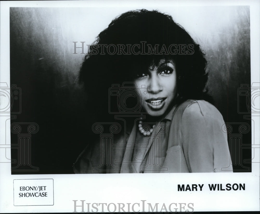 1986, Mary Wilson on Ebony Jet Showcase. - cvp83839 - Historic Images