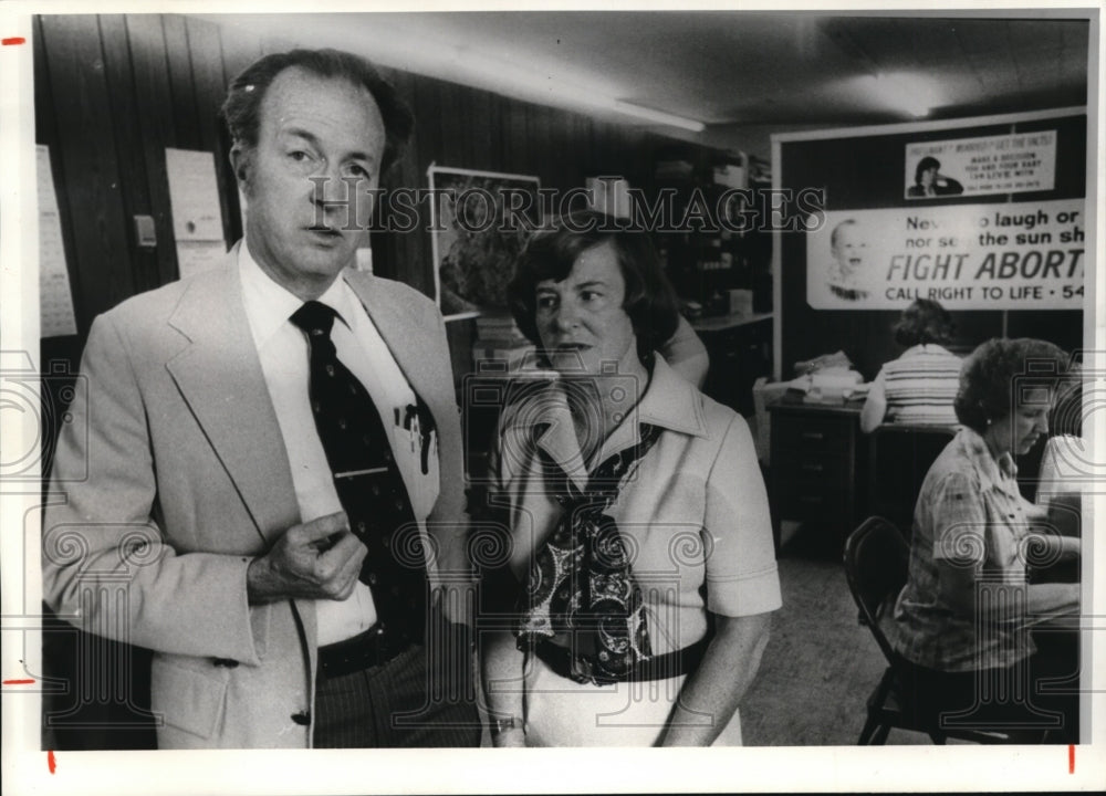 1981 John C. Willke and his wife, Barbara. - Historic Images