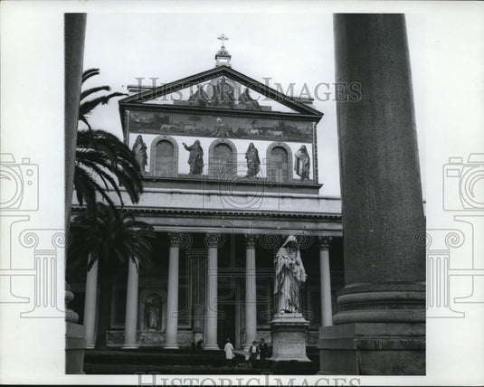 Press Photo St. Paul's Outside the Wall in Rome, Italy. - cvp83951 - Historic Images