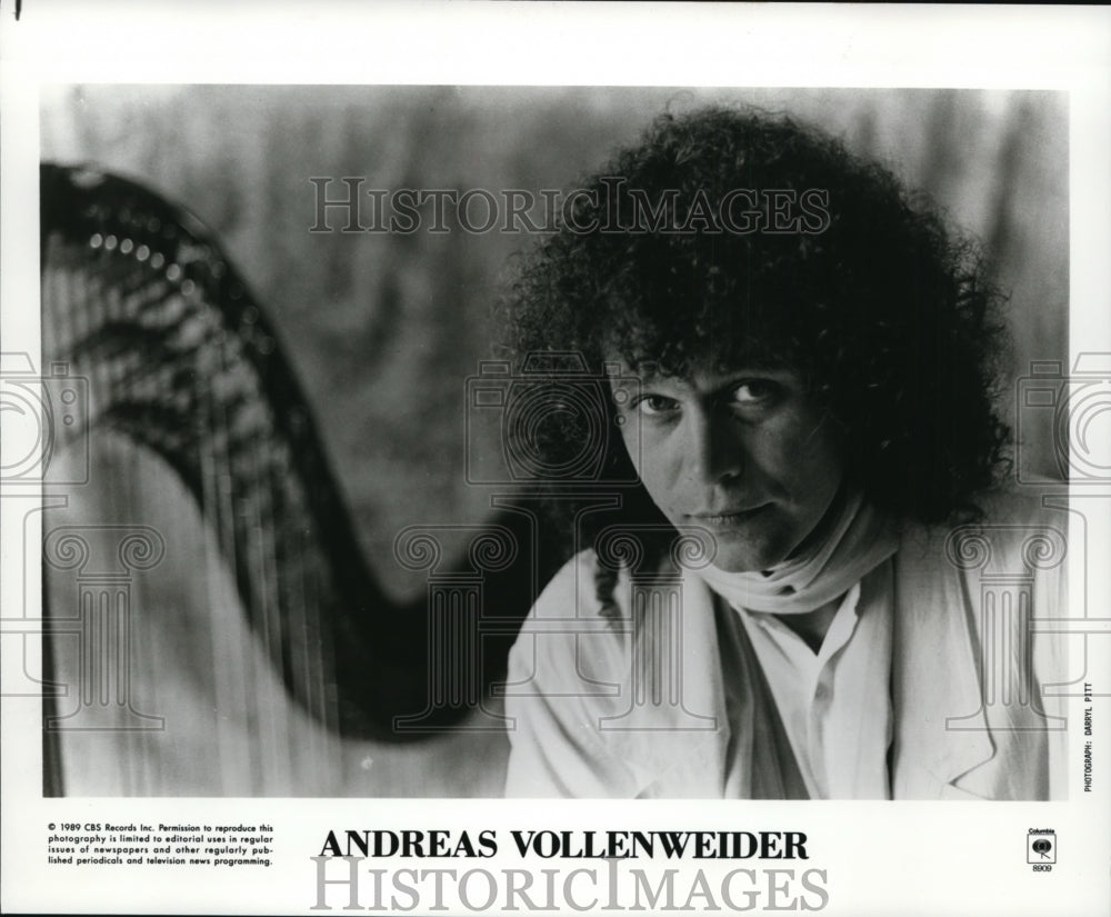 1989, Andreas Vollenweider - cvp84005 - Historic Images