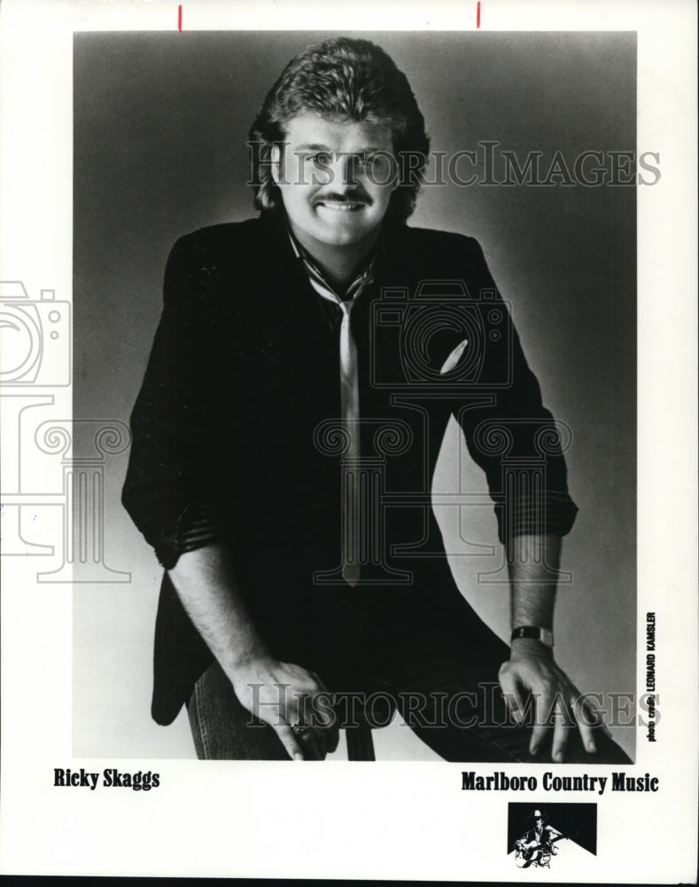 1984 Press Photo Ricky Skaggs - cvp84167- Historic Images