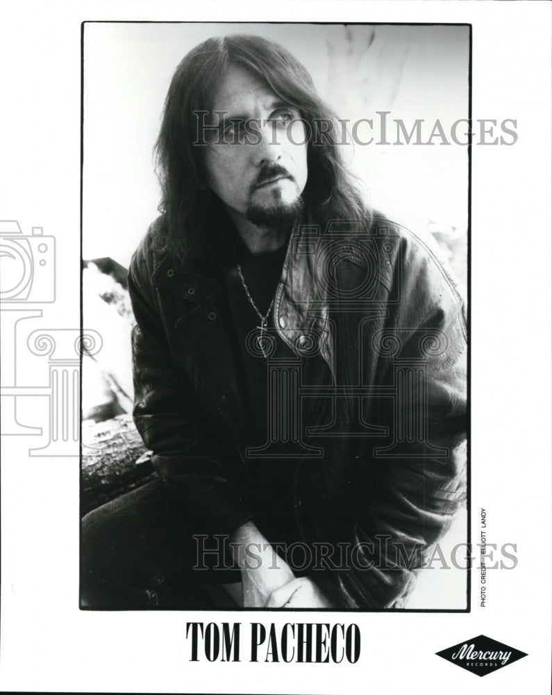 Press Photo American folk singer,songwriter and guitarist Tom Pacheco - Historic Images