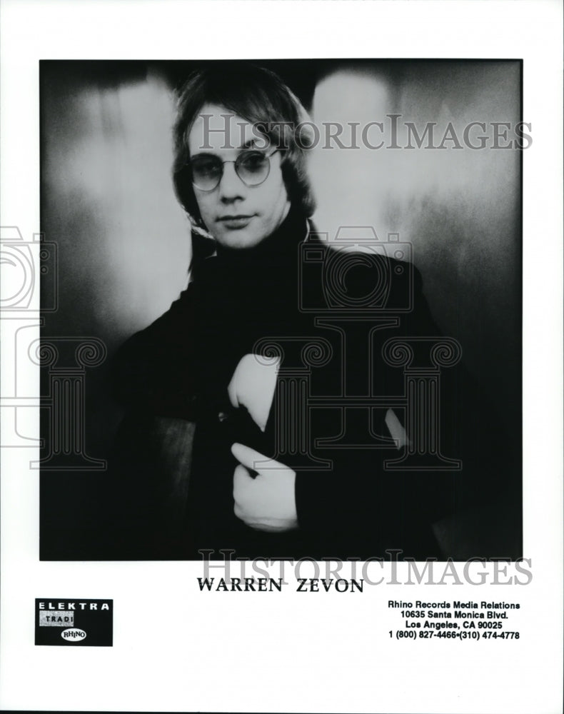 Press Photo Warren Zevon - cvp84380 - Historic Images