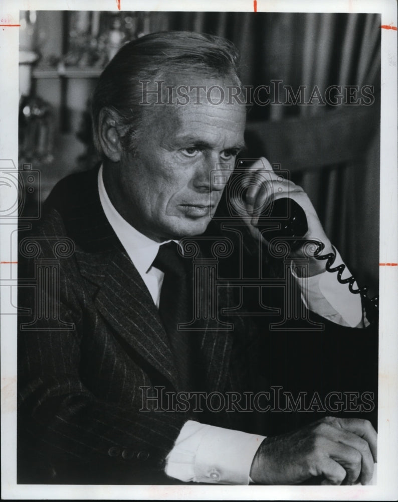 1971 Press Photo American film,stage and television actor Richard Widmark - Historic Images