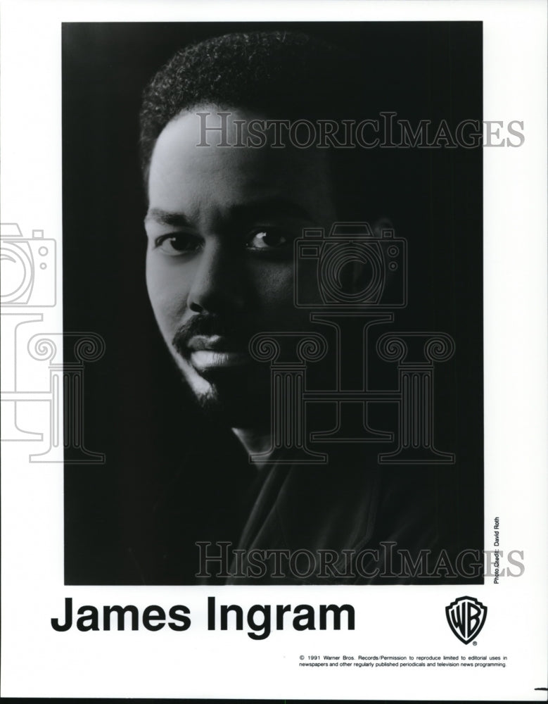 1991 Press Photo James Ingram - cvp84777- Historic Images