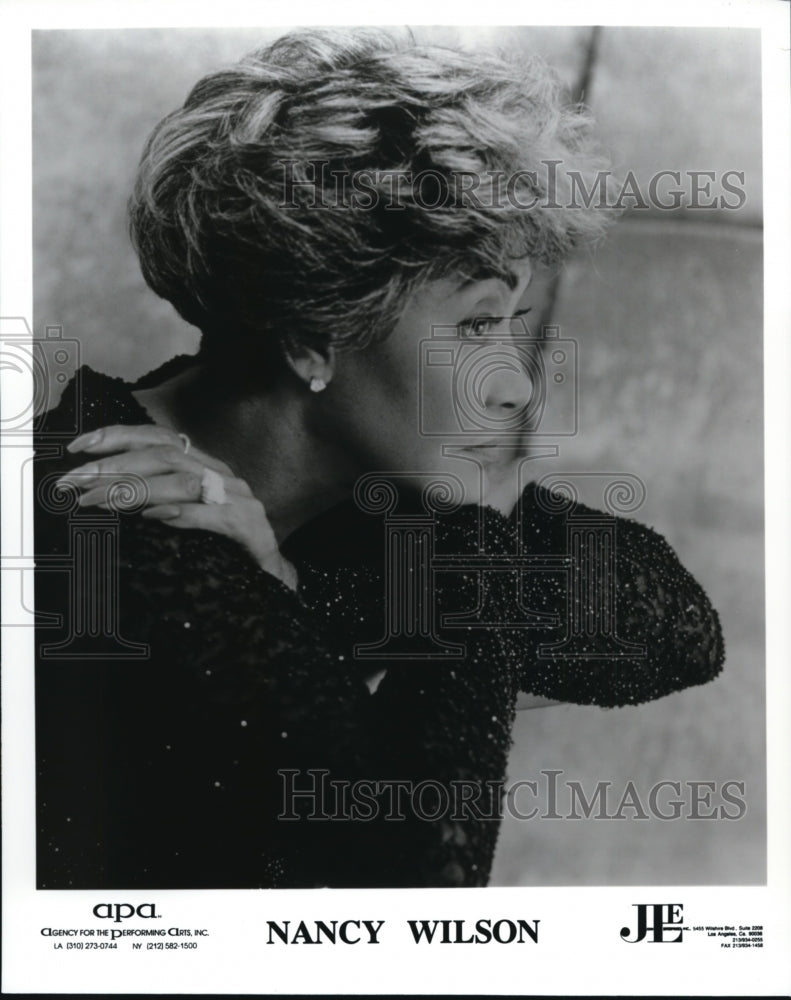 Press Photo American jazz singer Nancy Wilson - cvp84870 - Historic Images