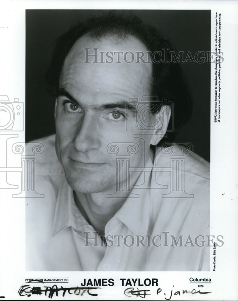 1992, James Taylor - cvp85111 - Historic Images