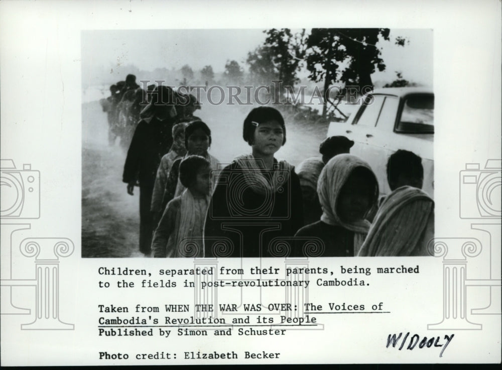 1986, Children in Cambodia in a scene from When the War Was Over. - Historic Images