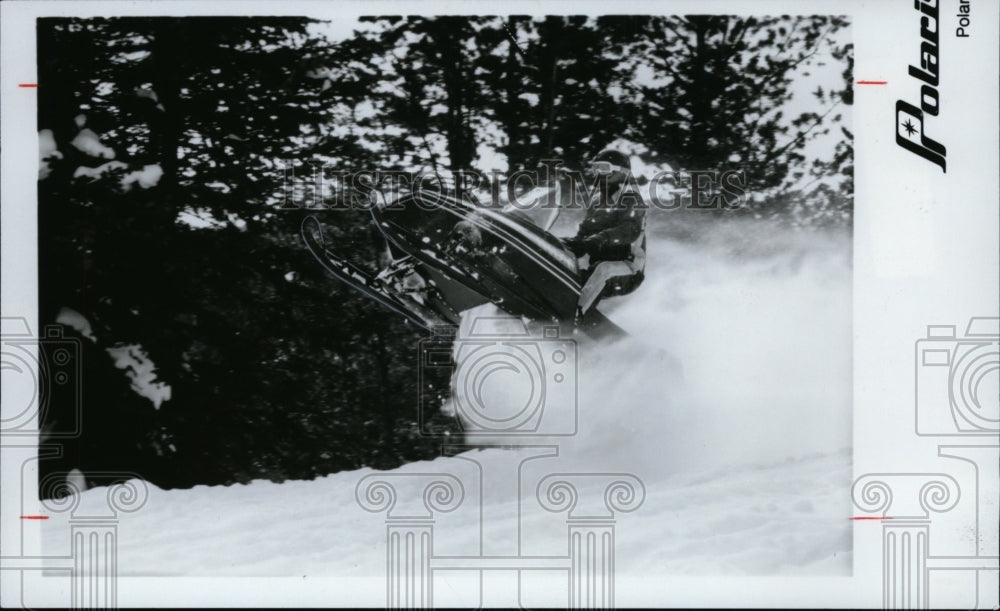 1981 Press Photo Polaris Snowmobile - cvp85284 - Historic Images