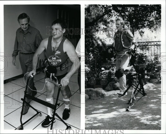 Press Photo Alan Alda hosts the Scientific American Frontiers PBS show.-Historic Images