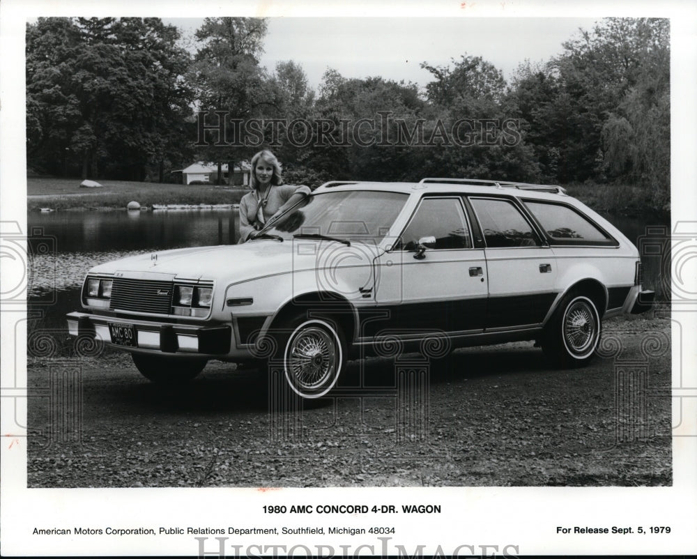 1979 Press Photo The 1980 AMC Concord 4-Door Wagon - cvp85454 - Historic Images
