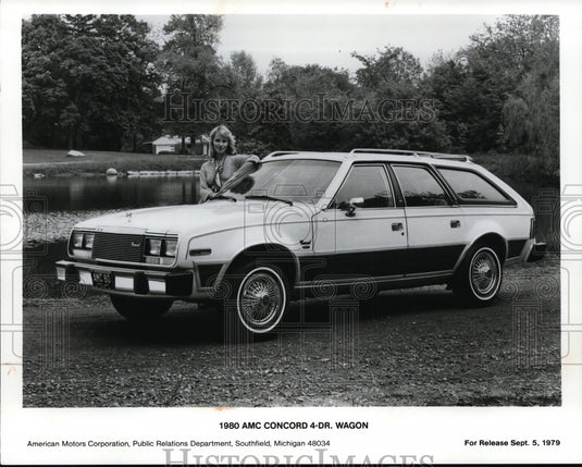 1979 Press Photo The 1980 AMC Concord 4-Door Wagon - cvp85454 - Historic Images