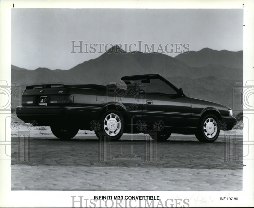 1989 The Infiniti M30 Convertible - Historic Images