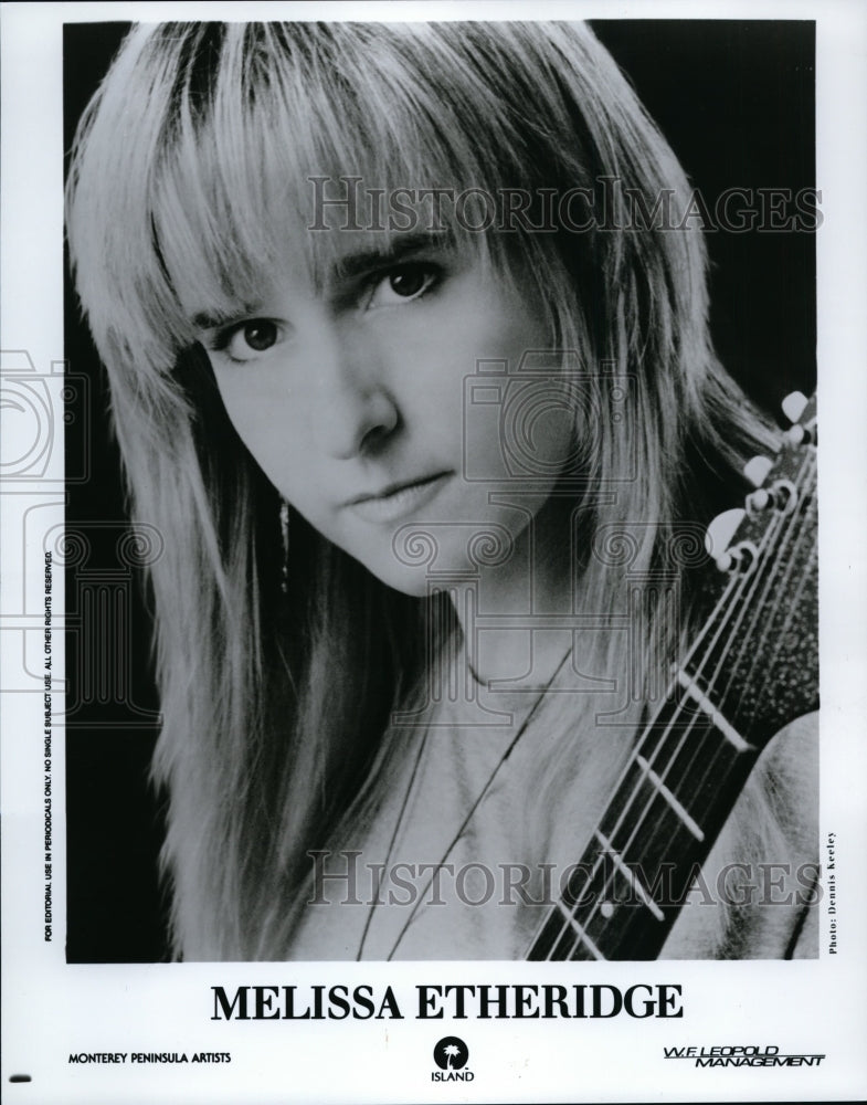 Press Photo Melissa Etheridge is an American singer-songwriter,guitarist - Historic Images