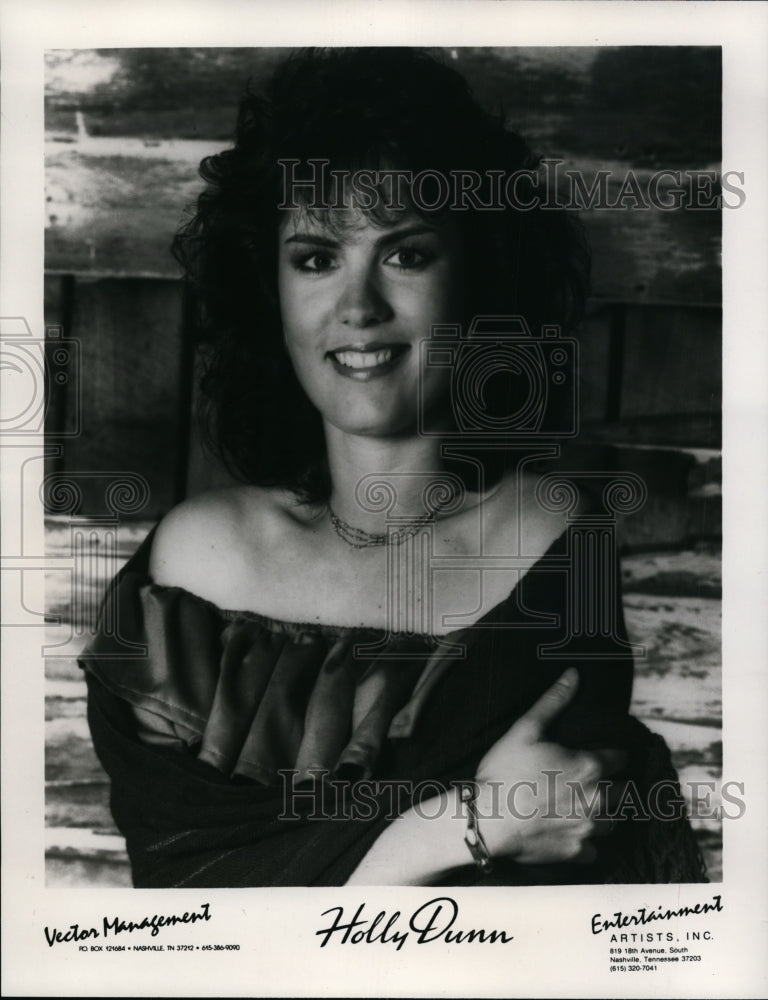 1989 Press Photo Holly Dunn, Music Artist - cvp86160- Historic Images
