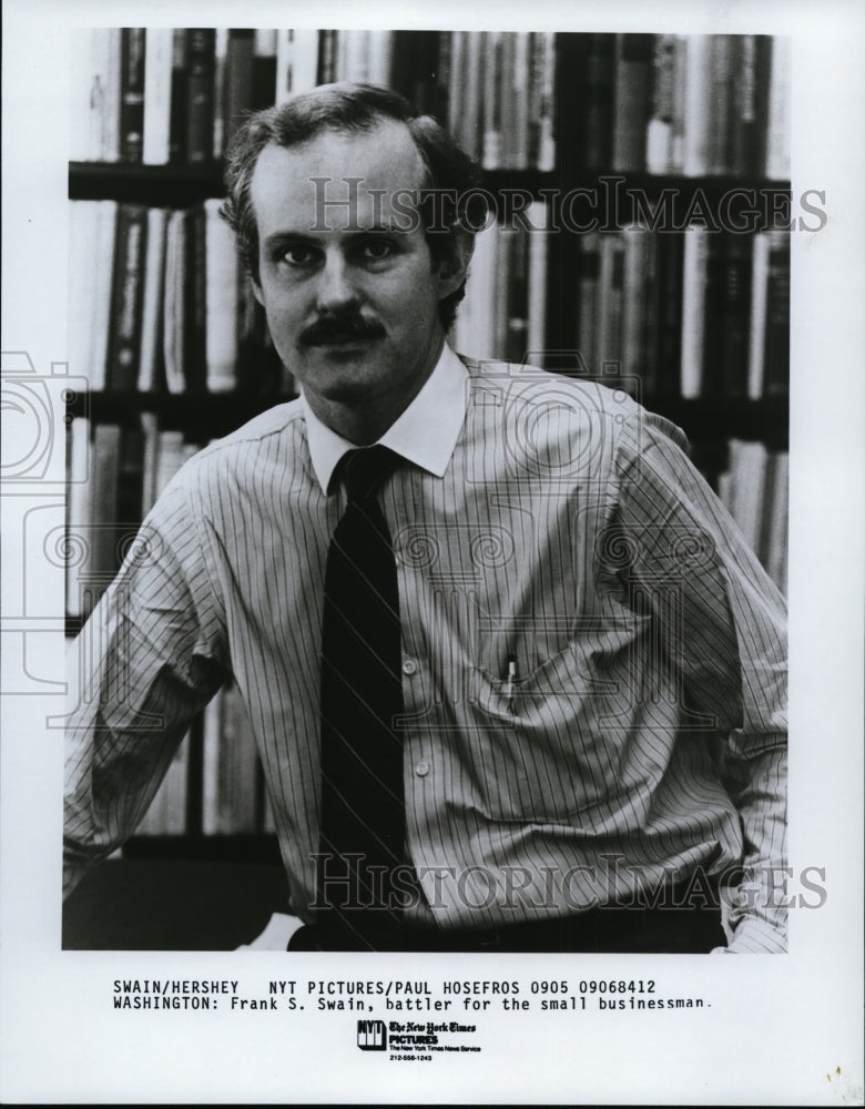 1984, Frank Swain, Battler for The Small Businessman - cvp86211 - Historic Images