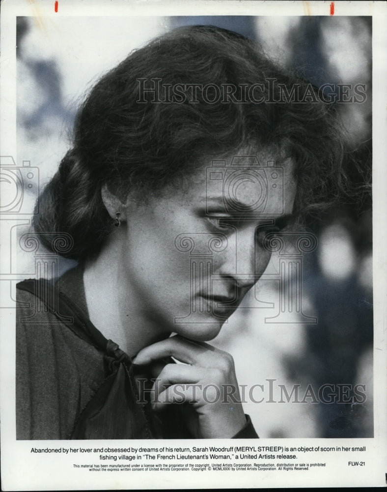 1981, Meryl Streep stars in &quot;The French Lieutenant&#39;s Woman&quot; - Historic Images