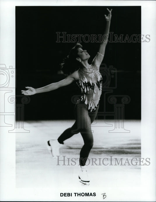 1992 Press Photo Debi Thomas, Figure Skater - cvp86320- Historic Images