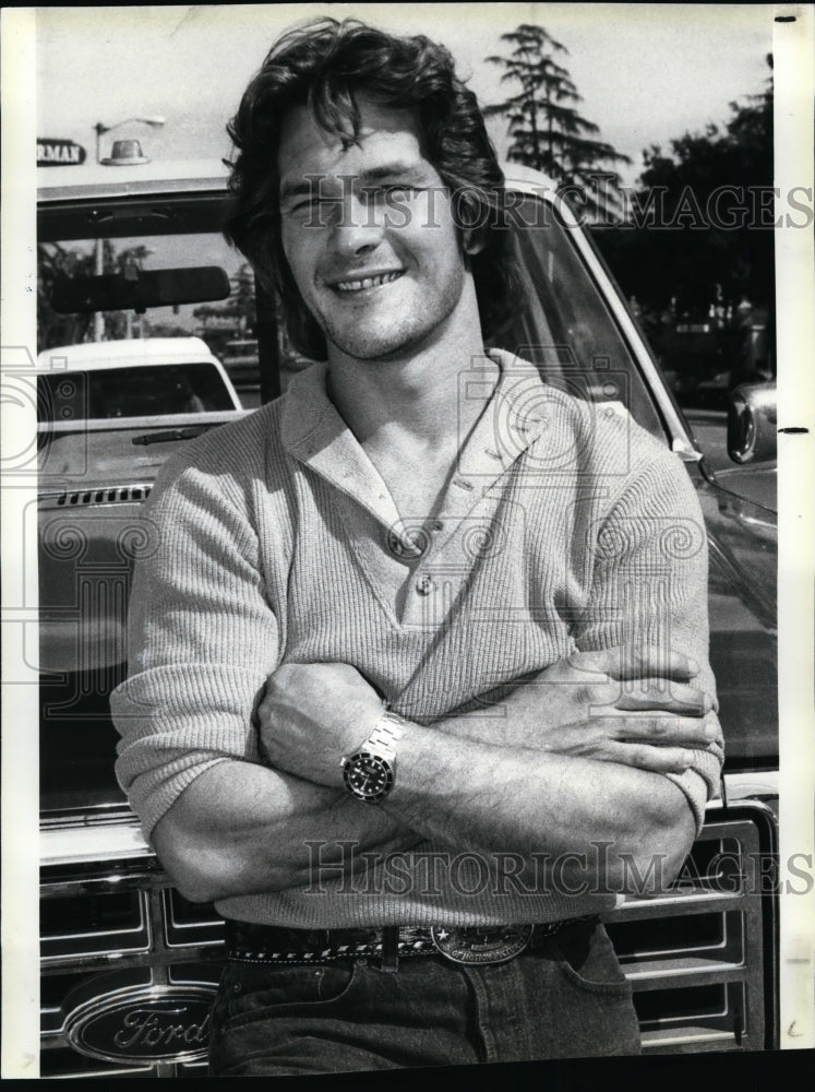 1985 Press Photo Actor Patrick Swayze-North and South - cvp86404 - Historic Images