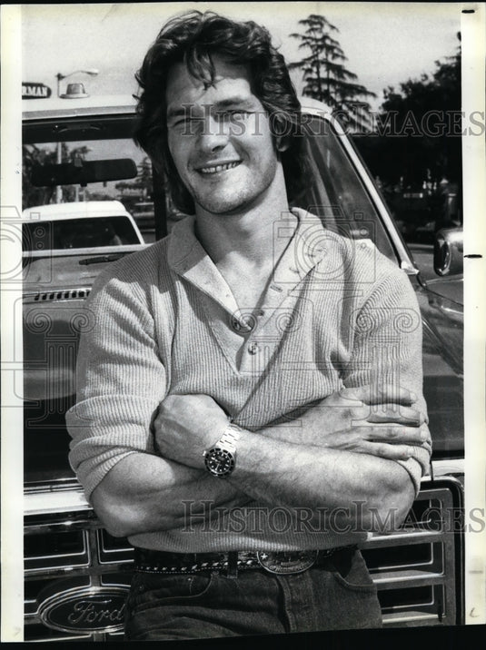 1985 Press Photo Actor Patrick Swayze-North and South - cvp86404 - Historic Images